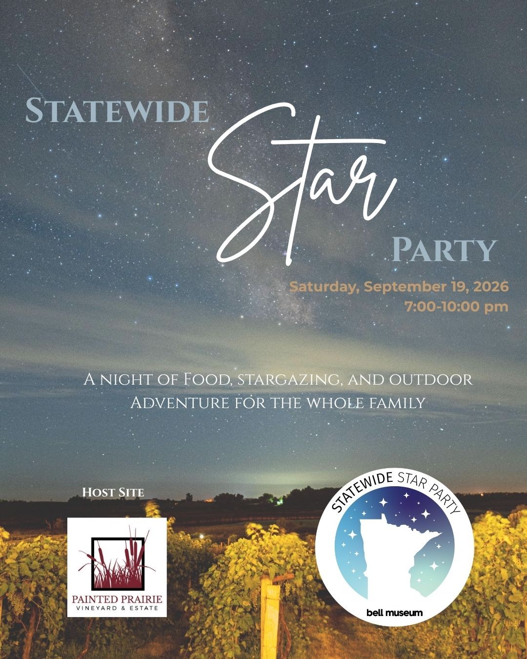 2026 Statewide Star Party Sponsorship